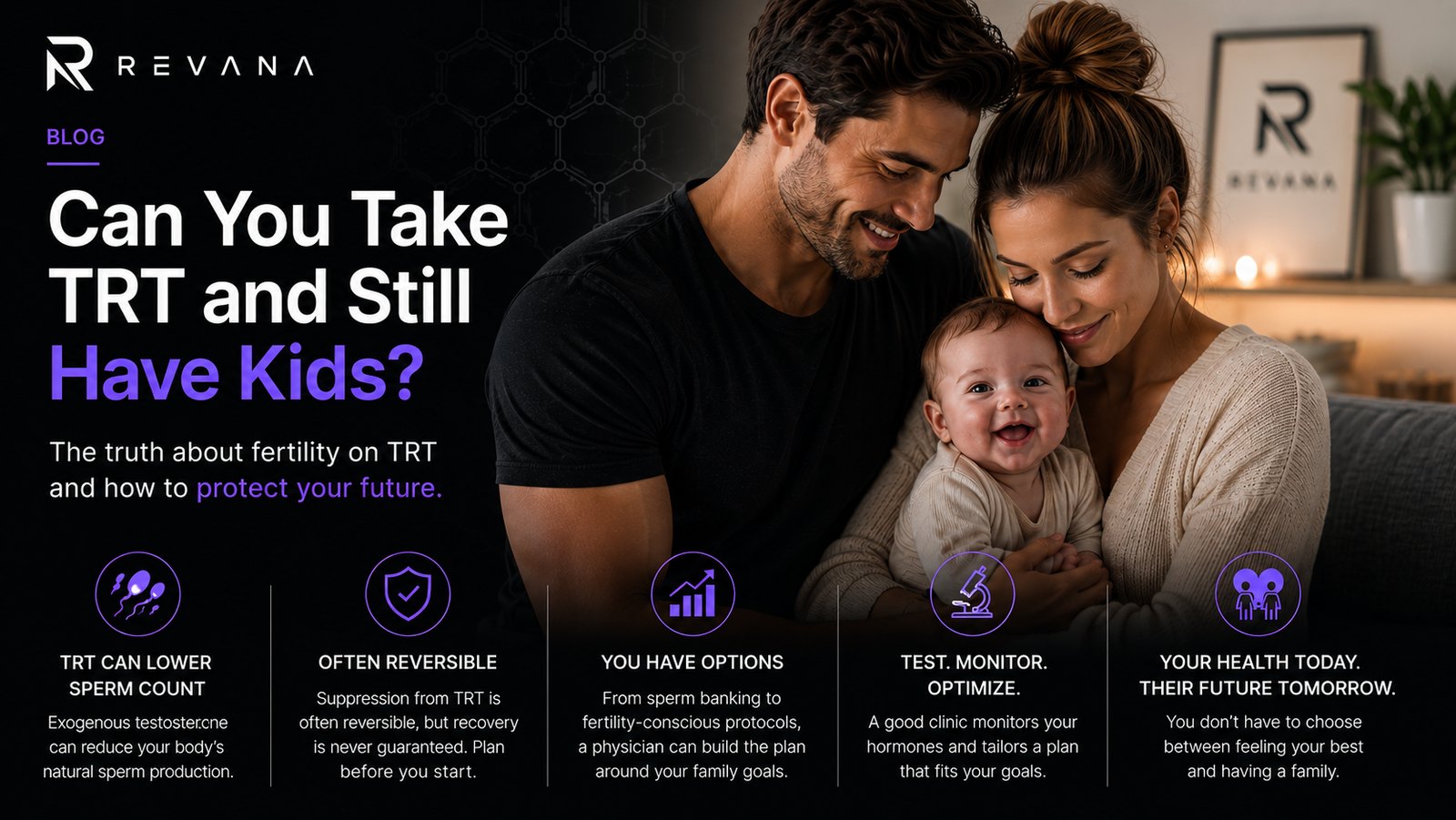 Can you take TRT and still have kids? The truth about fertility on TRT and how to protect your future.